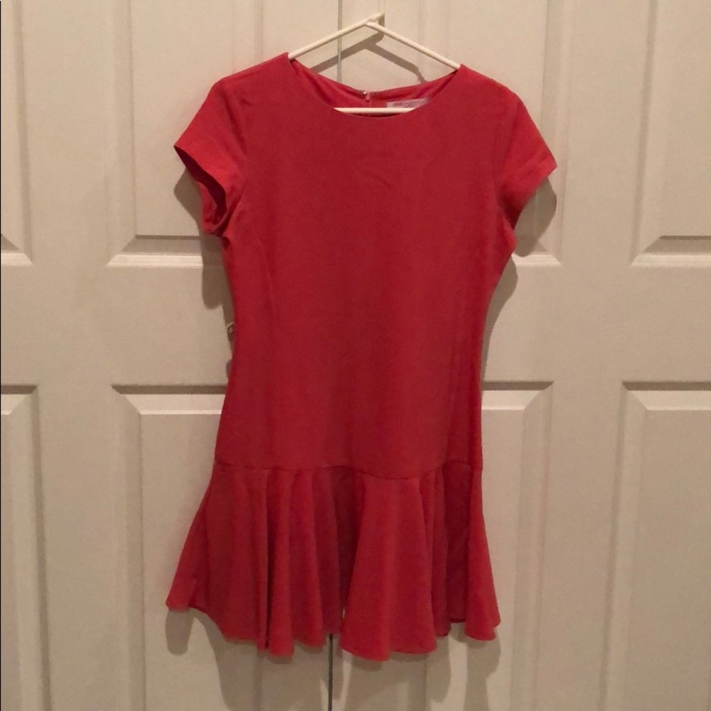 Coral Dropwaist Dress Size 6 Petite